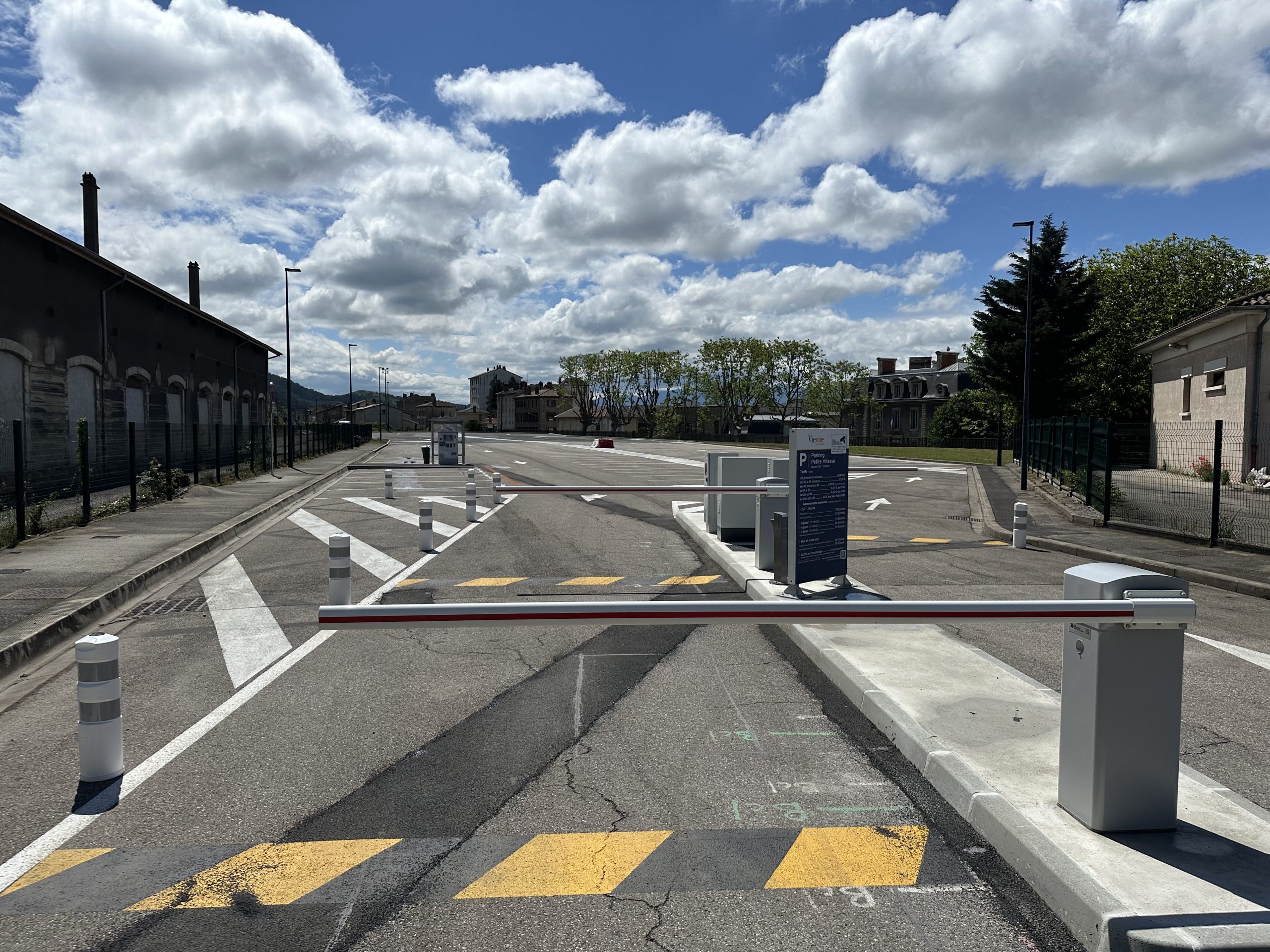 Mise en route du parking Petite Vitesse Ville de VIENNE