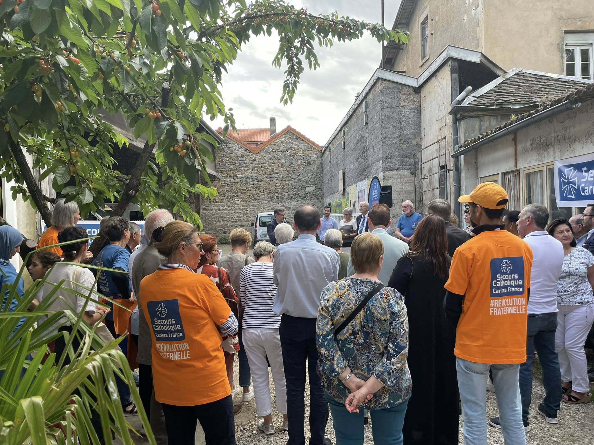 Inauguration Secours Catholique @Ville de Vienne 02